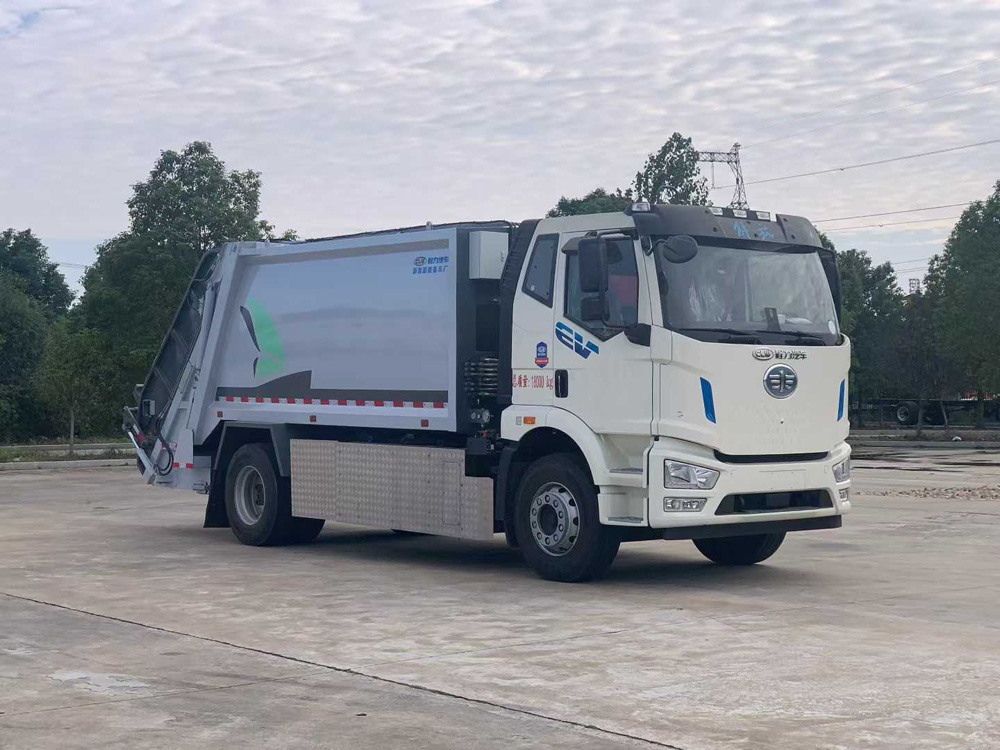 解放14方純電動高端壓縮垃圾車EV